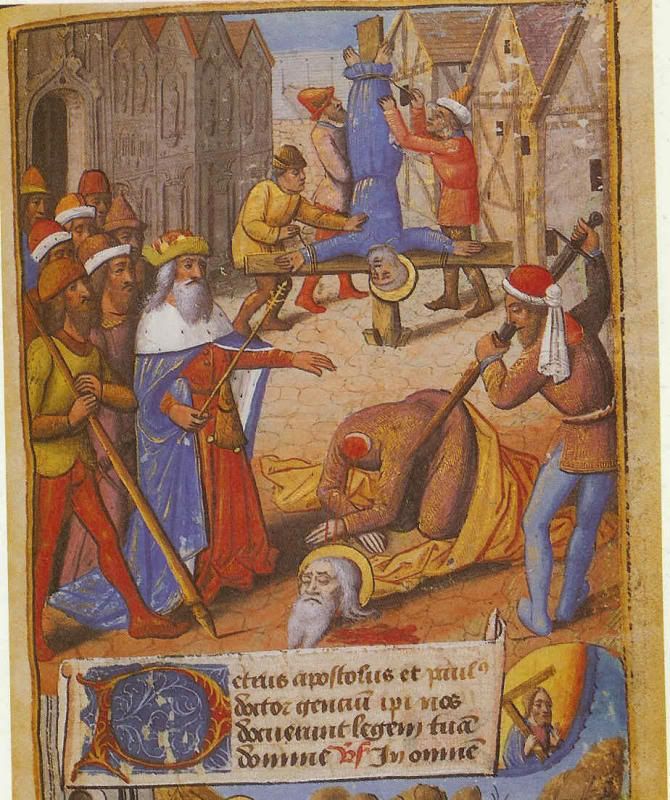   martyrdom of  holy Apostles Peter and Paul dans immagini sacre 9622