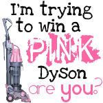 Pink Dyson Vaccuum Giveaway by the Domestic Diva