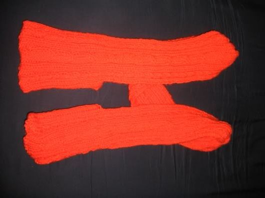 orange scarf