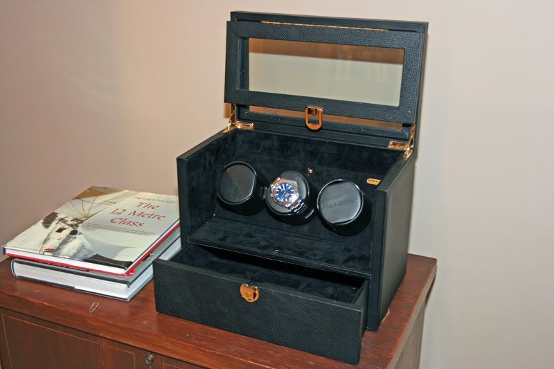 A watch winder just simulates the motion a watch receives while its being 