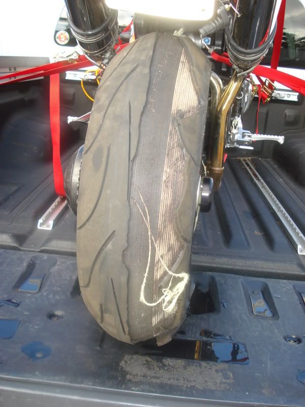 tire blowout with new tire on new bike!!!! Triumph Speed Triple Forums