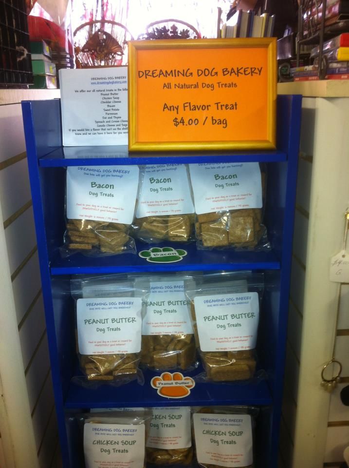 Handmade dog treats at the Hubbard Ohio Gift Shop