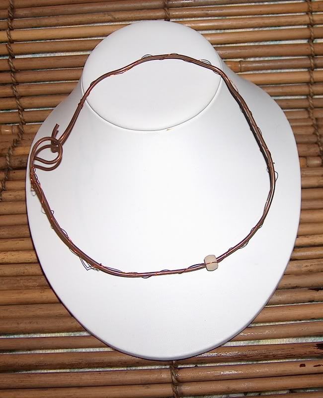 Freeform Choker necklace in copper by E