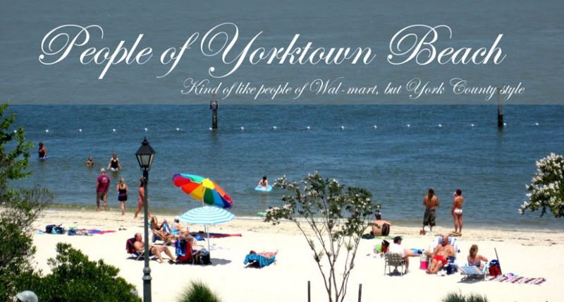 People of Yorktown Beach