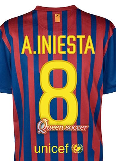 Barcelona A. Iniesta jerseys