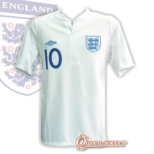 England soccer jersey