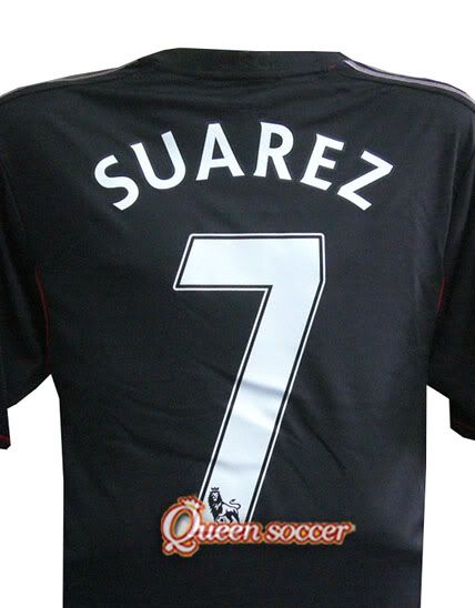 Liverpool Suarez jersey