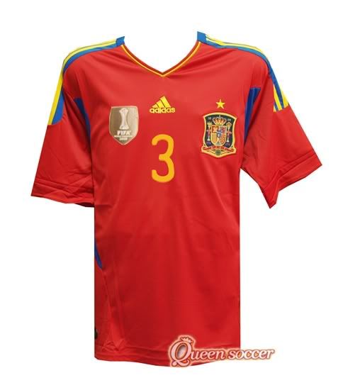 Spain soccer jersey