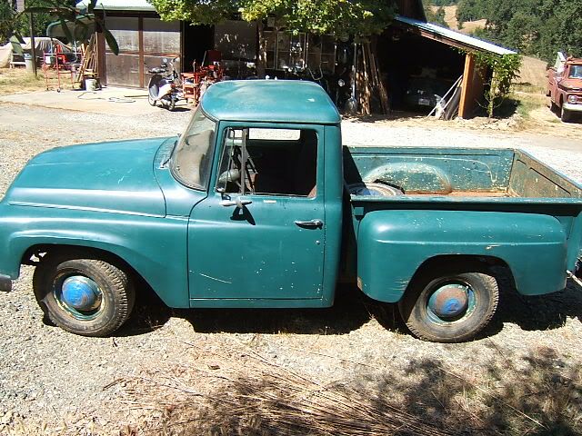 anybody cut up a 55 chevy 4 door & make it into a pick up ...