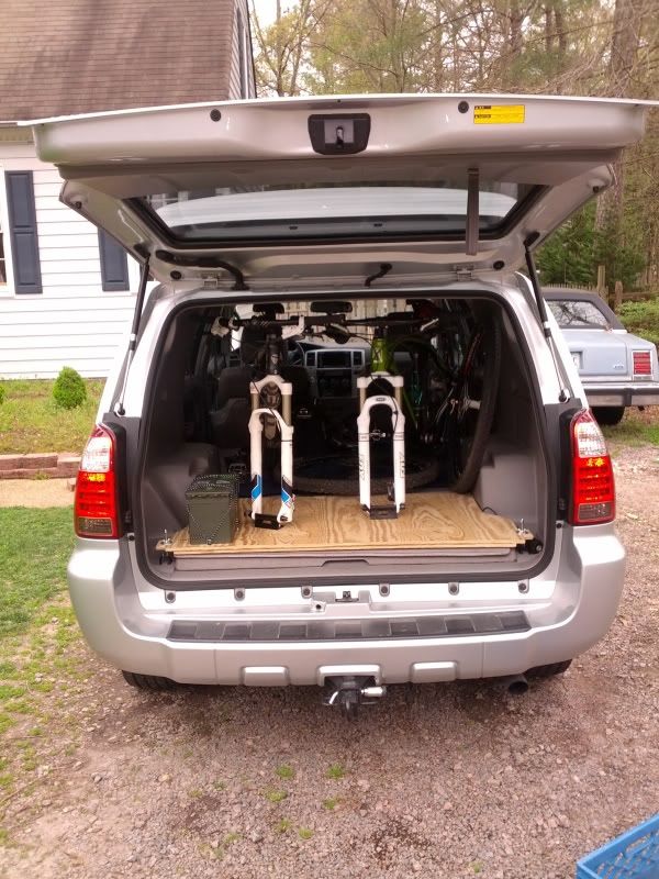 4runner bike rack interior