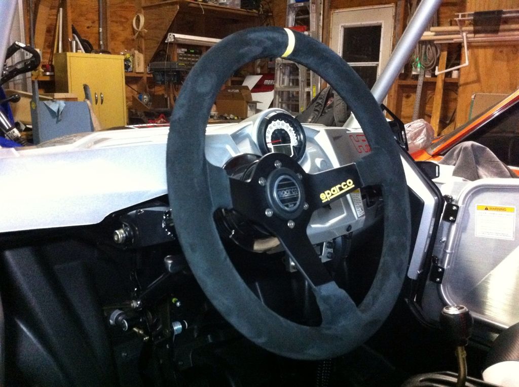 Sparco Steering wheel/NRG QR Polaris RZR Forum RZR