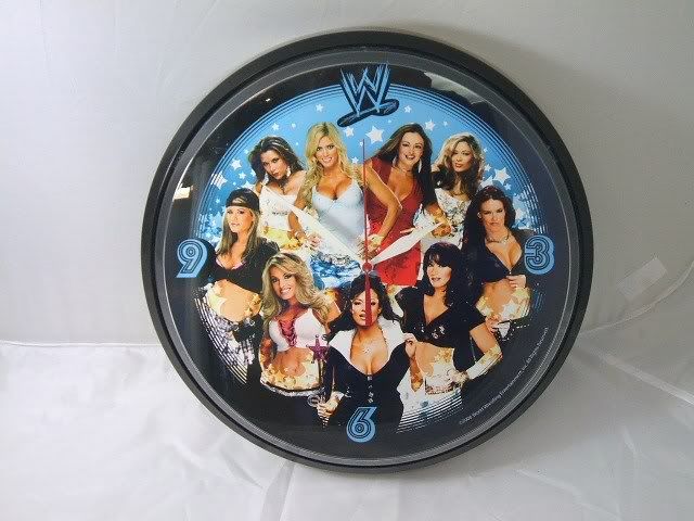 wwe divas logo. WWE Divas Licensed Wall Clock