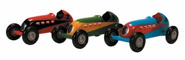 Wooden race Cars