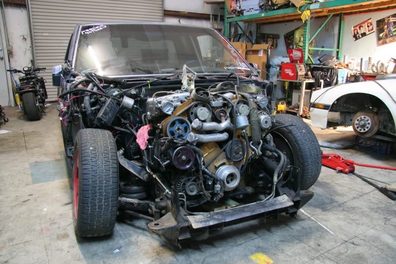 87 Nissan hardbody engine swap #4