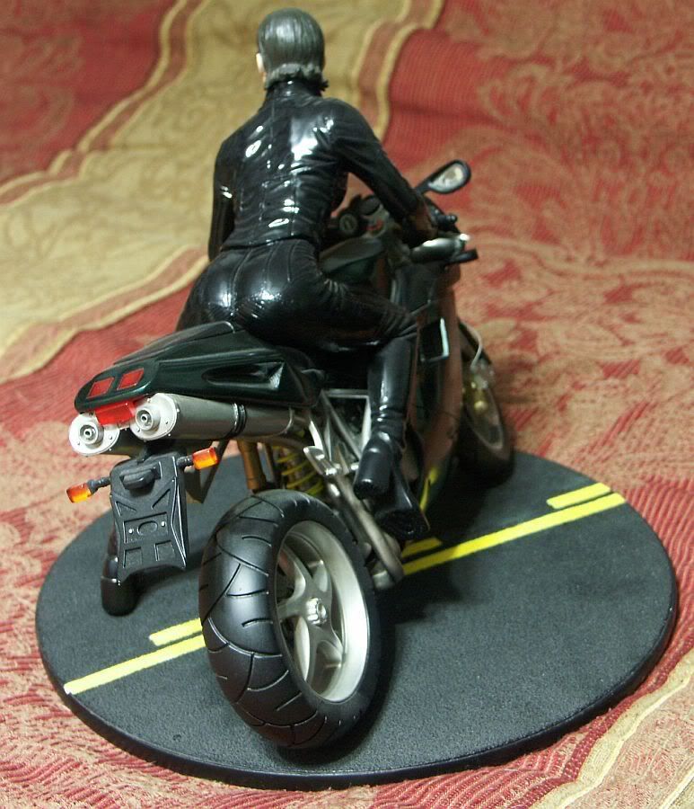 Matrix Trinity Motorcycle Statue