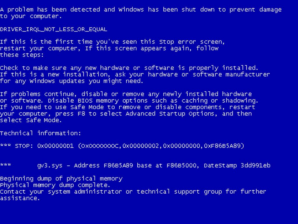 blue screen of death wallpaper. There was some problem dont know y,