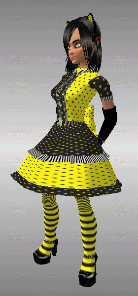 Neko Mimi Polka Dot Bow Dress