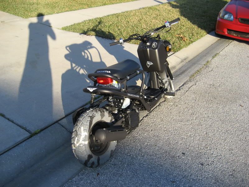 Camouflage tires for a honda ruckus #3