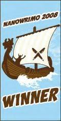 NaNoWriMo 2008 Winner Badge