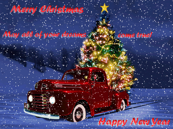 Truck and Christmas Tree Truck and Christmas Tree