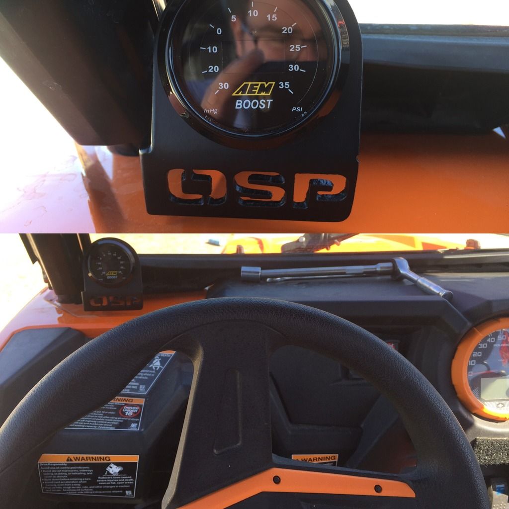 Boost Gauge Mount for XPT Polaris RZR Forum RZR