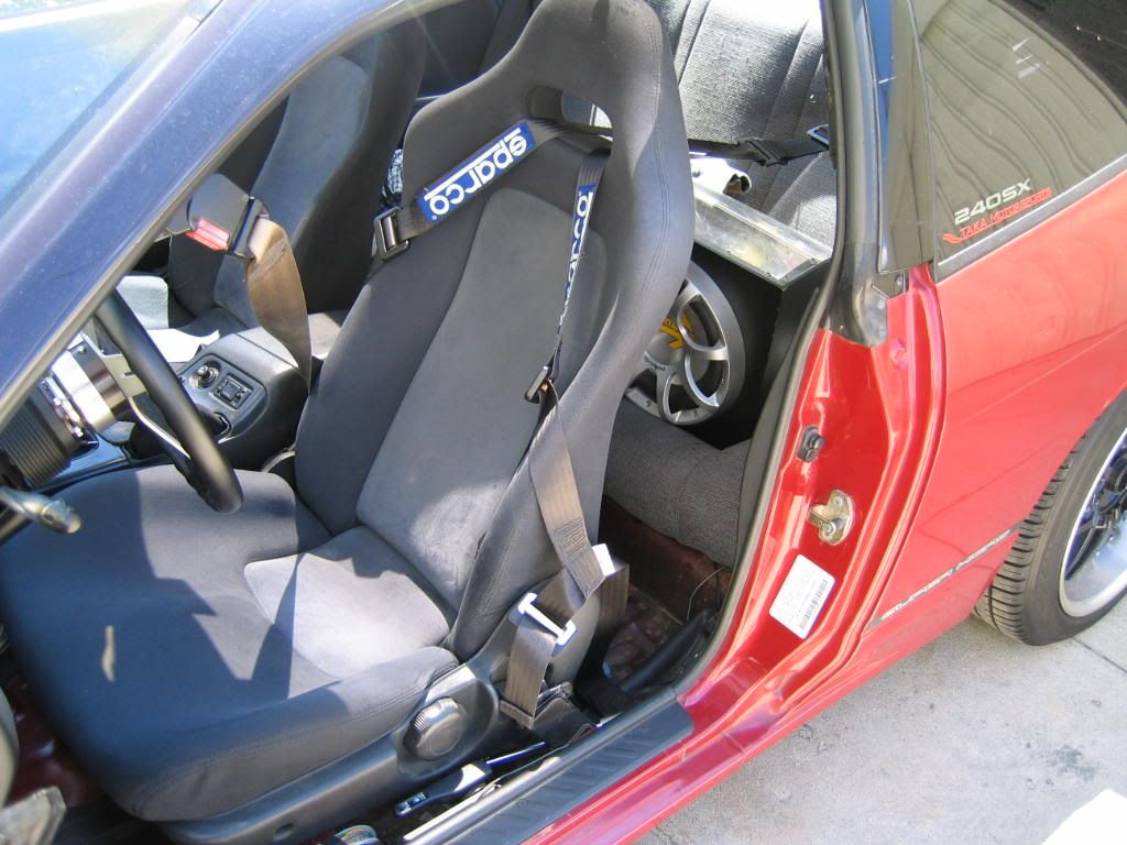 Nissan 240sx rear seat belts #5