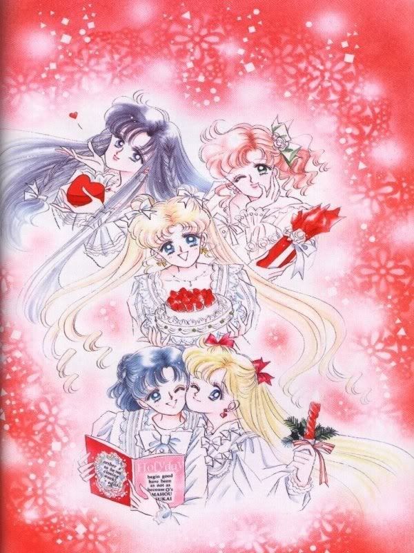 Sailor Senshi celebrating Christmas! ^_^