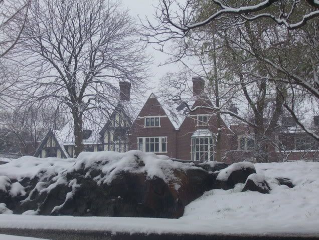 First Snow at Sarah Lawrence
