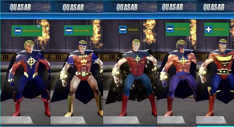 Marvel Ultimate Alliance Hero Pack Characters