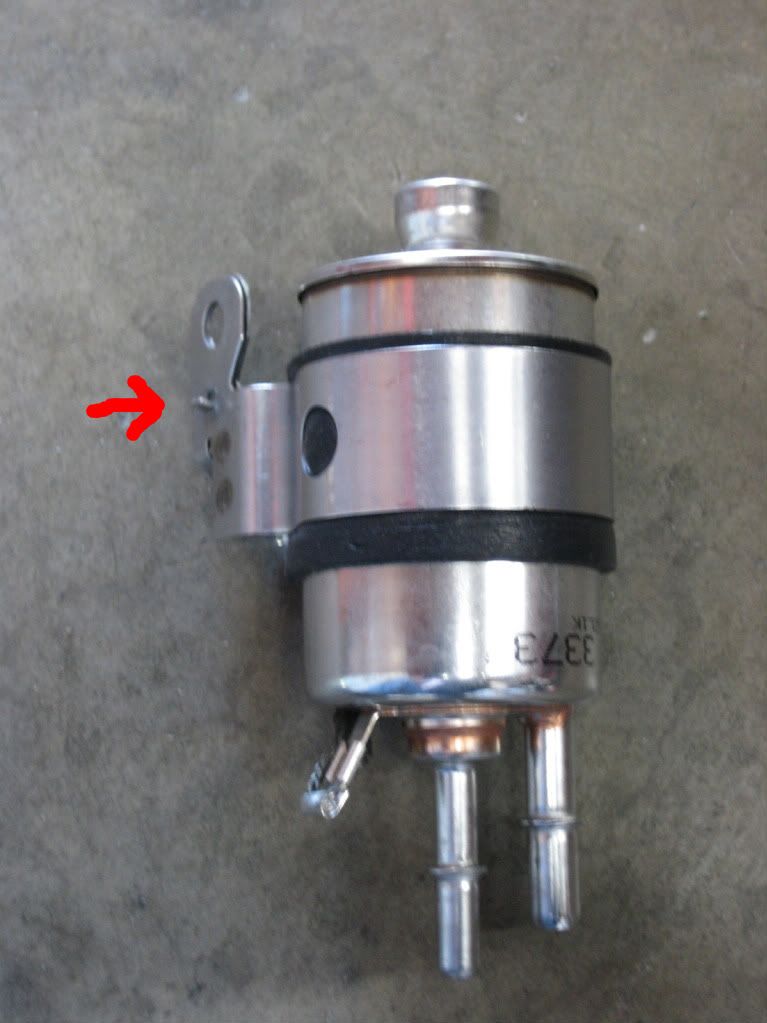 How to remote mount a Corvette fuel filter in an FC.