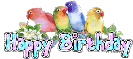 Image result for happy birthday bird animated images
