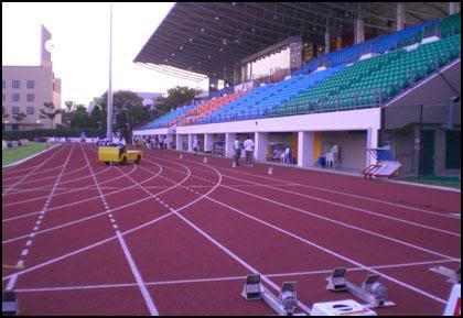 Bishan Stadium at 1930hrs, when everyone has gone home, as seen from ...