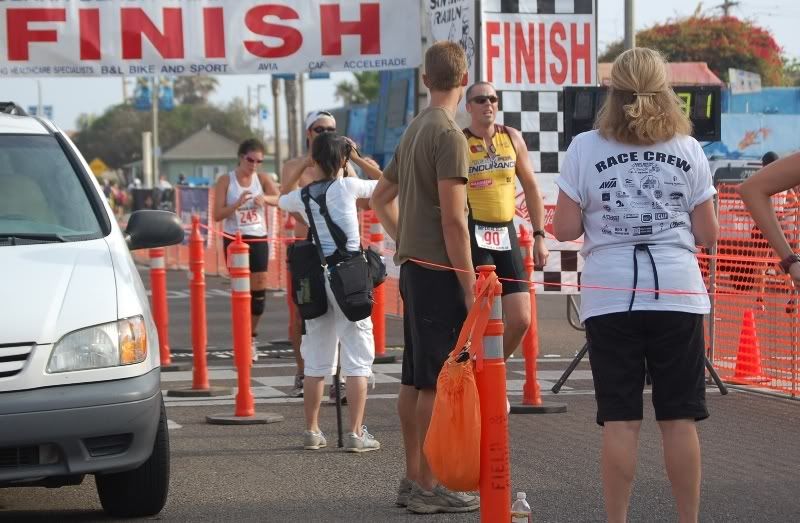 The finish The finish