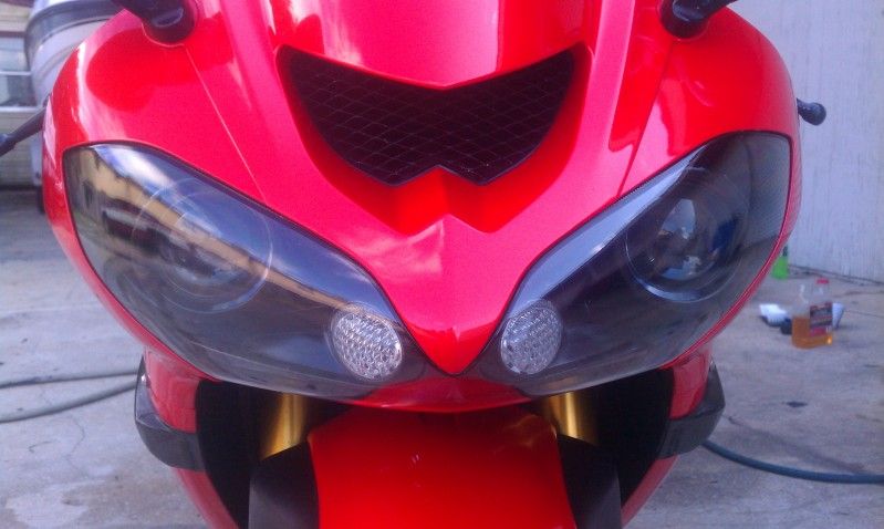 custom HID headlight I just finished | Kawasaki ZX-10R Forum