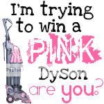Pink Dyson Vaccuum Giveaway by the Domestic Diva