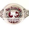 NFL LICENSED PEWTER HAND PAINTED RINGS