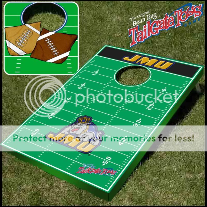 NCAA JAMES MADISON JMU TAILGATE TOSS BEAN BAG CORN HOLE  