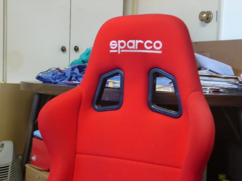 FS Red Sparco Speed seat with mk2 driverside bracket | MR2 Owners Club ...