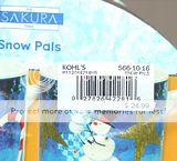 Great Xmas Gift SAKURA Set of 4 Snow Pals MUGS  NIBWPT  
