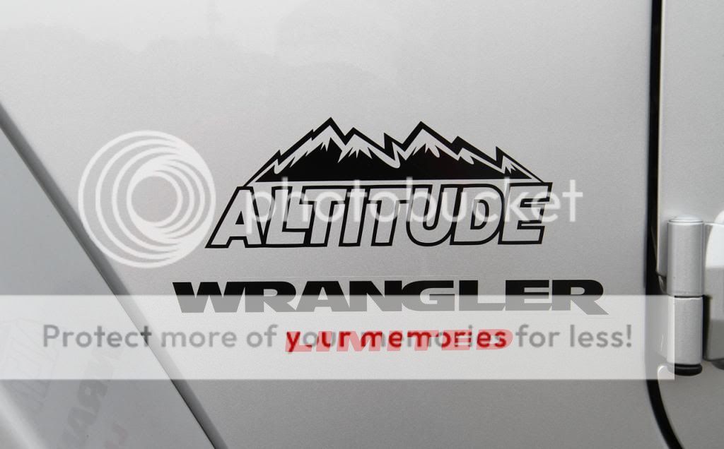 JK Altitude 2012 Logo Decal photos | Jeep Wrangler Forum