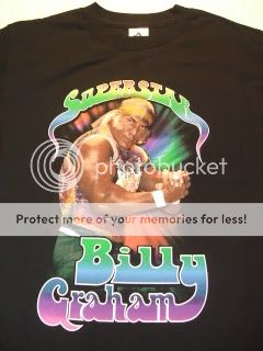 Superstar BILLY GRAHAM WWE T shirt  