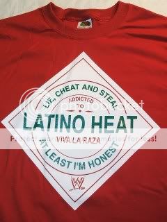 EDDIE GUERRERO Taste The Heat Red T shirt NEW  