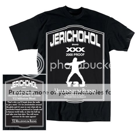 CHRIS JERICHO Jericholic 2000 Proof WWE T shirt  