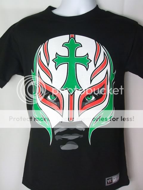 Rey Mysterio Mexican Mask WWE T shirt New  