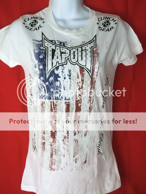 TAPOUT Dan Henderson White Womens T shirt   