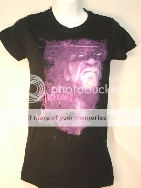 UNDERTAKER Purple Nightmare WWE Womens T shirt NEW  