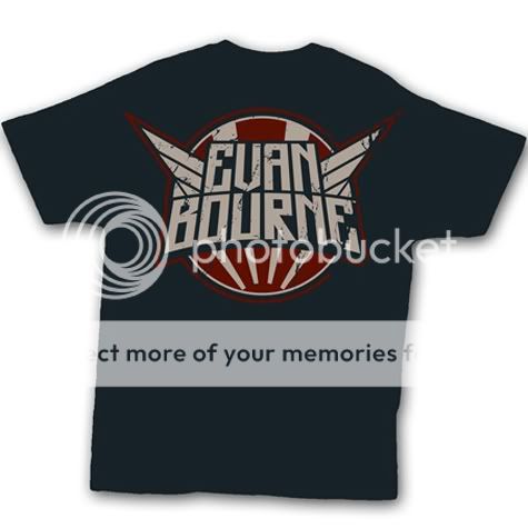 EVAN BOURNE Air Bourne Authentic WWE T shirt New  