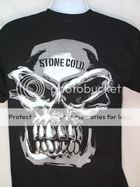 Stone Cold Steve Austin Raise Hell Leave Skull T Shirt  