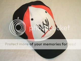 WWE Logo Red/White Baseball Cap Hat NEW  