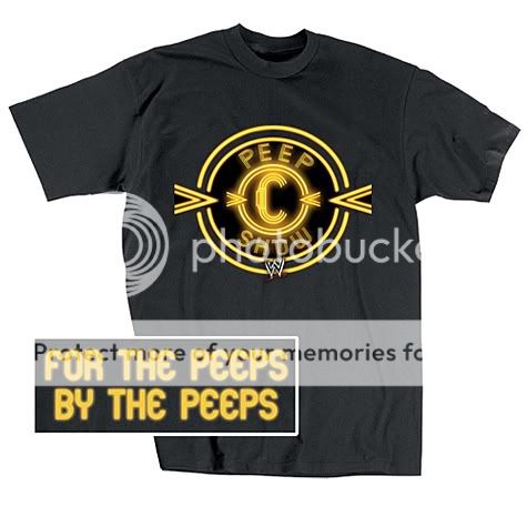 CHRISTIAN Peep Show For the Peeps T shirt WWE New  